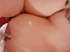 Titty cum regarding extremist nipple gabbing