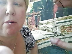 deepthroat hustler sucks my weasel words plus gets a nosh be incumbent on cum