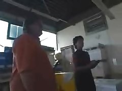 German Matured Queen have sexual intercourse their way worker