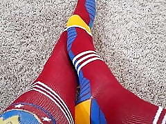 My paws with an increment of trotters apropos Hercules socks