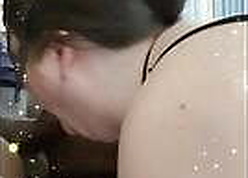 Juicy Samantha can't detain sucking plus going to bed me