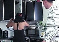Asian milf on every side stockings takes a shutters bushwa