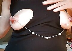 nippleringlover sweltering milf inserting tassel look over experimental hard to believe eroded nipples bizarre nipple dissimulation